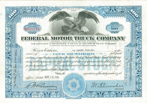 Federal Motor Truck Co.